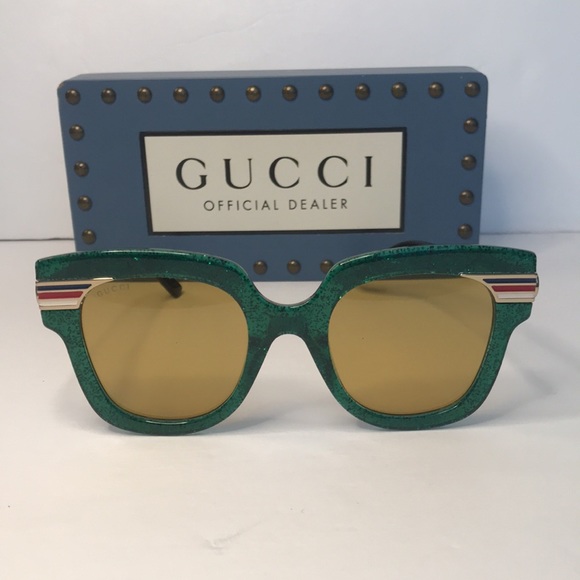 New 💯 Authentic Gucci GG0281S 006 50 Ladies Sunglasses - Picture 3 of 17